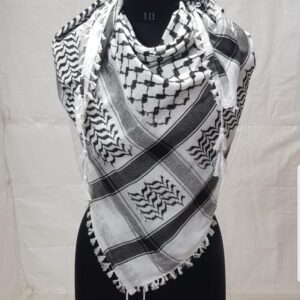 ART > Scarves, Shawls, Stoles, Bandanas > Fashion Scarf > Arafat Scarf Red Printed Men Cotton Arab Haji Rumal, Hand Wash,