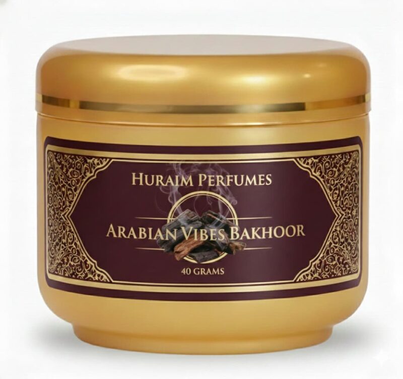 Arabian Vibes Bakhoor, Huraim Perfumes, Oud Bakhoor 40g, Luxury Incense Chips, Home Fragrance Bakhoor, Premium Agarwood Incense